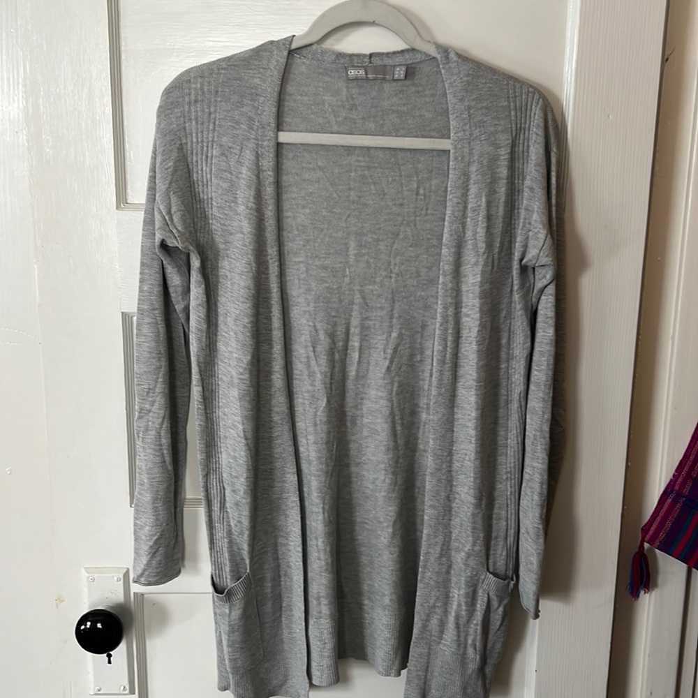 Size 4 ASOS Grey cardigan